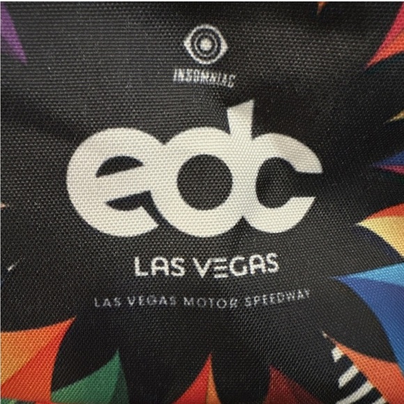 *RARE* EDC Las Vegas Motor Speedway  Waist Fanny Pack Colorful Waist Bag - Picture 2 of 7